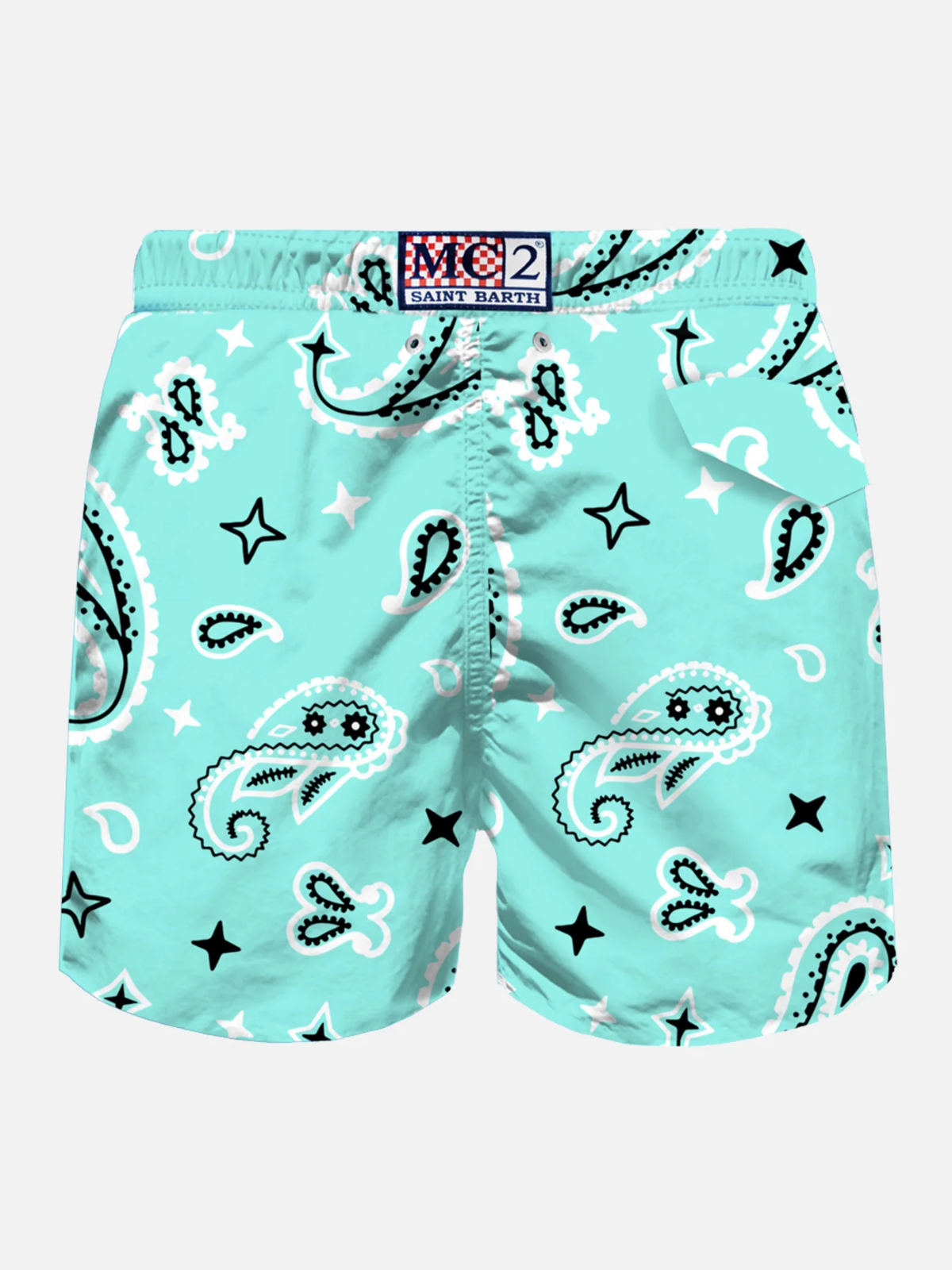 COSTUME MARE LIGHTNING STAMPA VERDE ACQUA