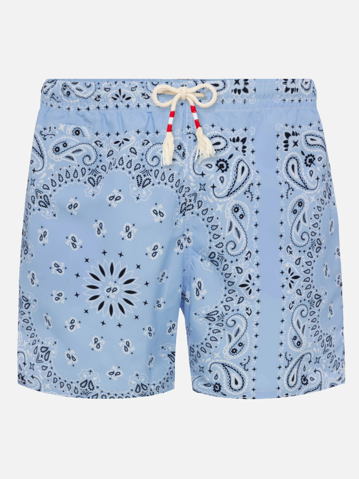 COSTUME MARE CON STAMPA BANDANA AZZURRA