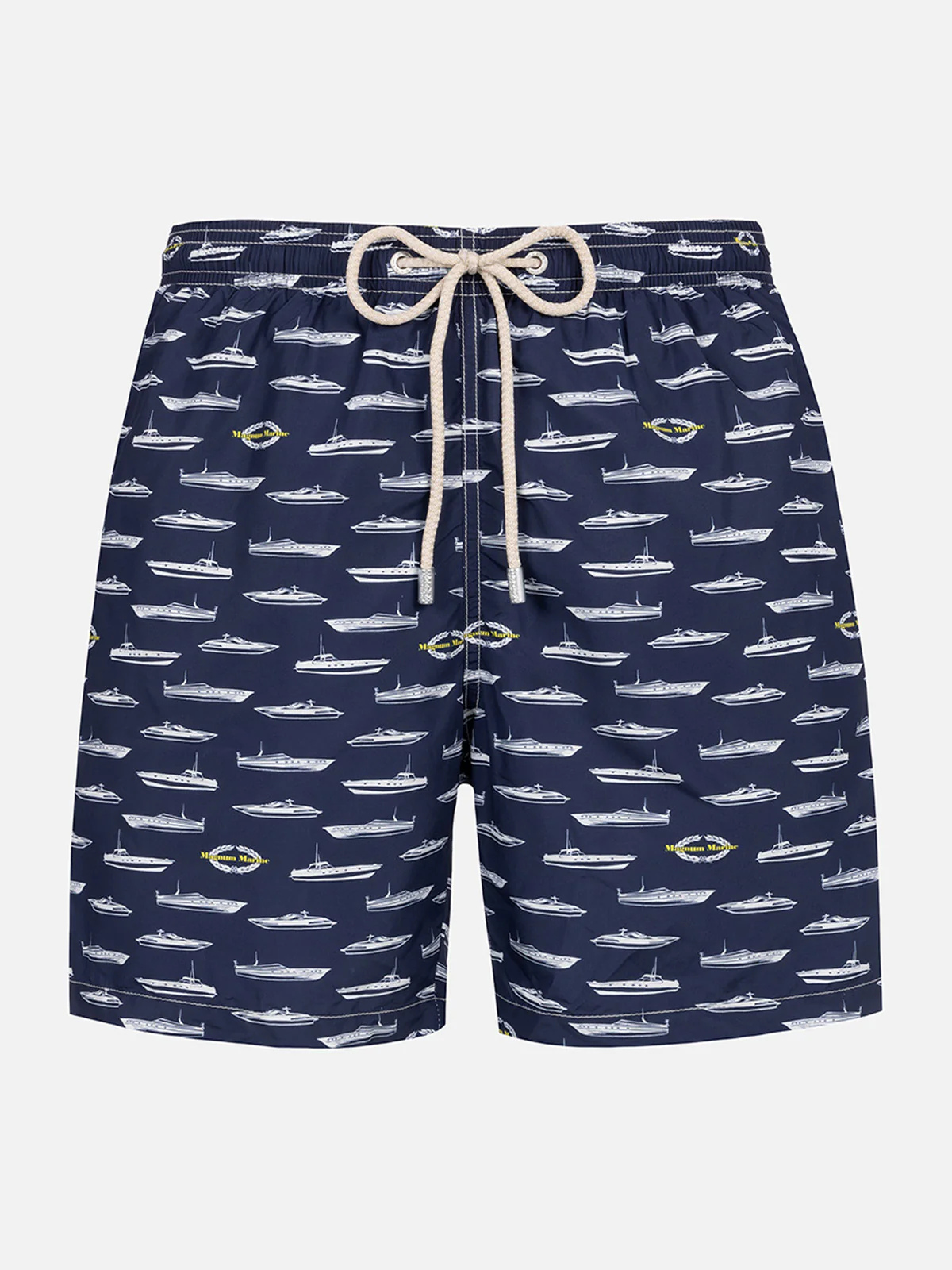 COSTUME MARE  BLU NAVY CON BARCHE