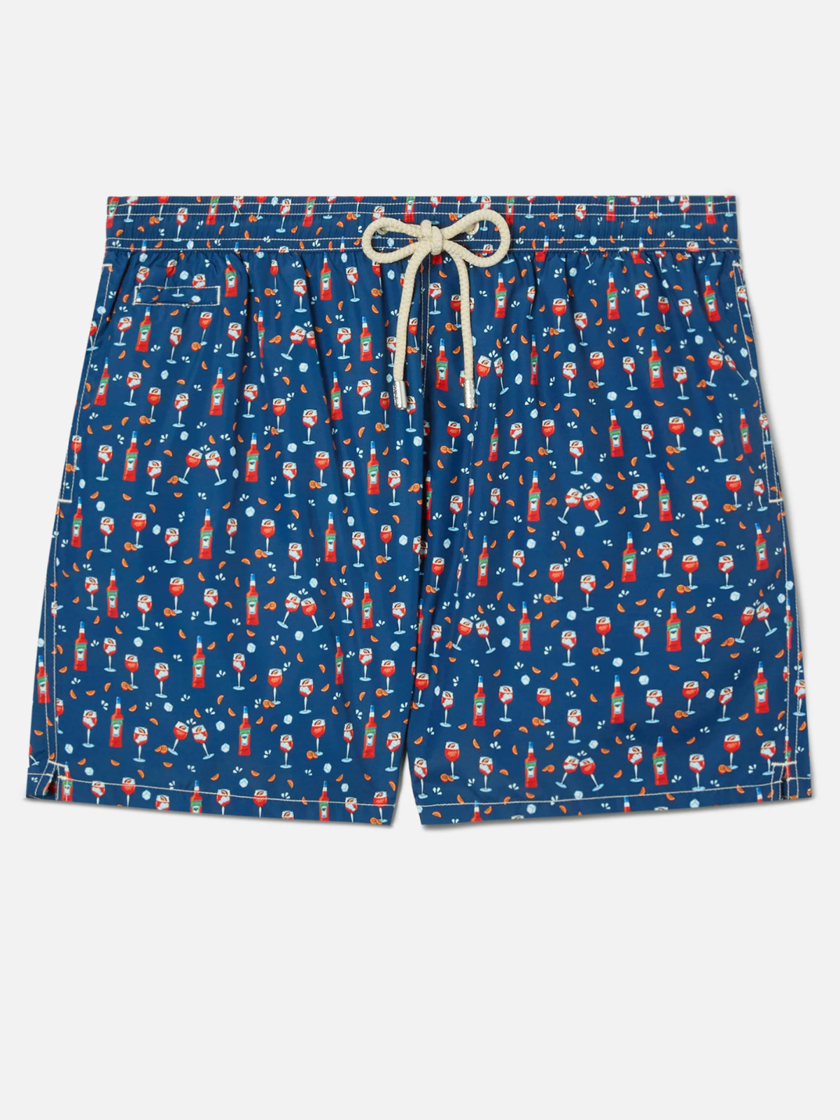 COSTUME MARE BLU CON STAMPA COCKTAIL