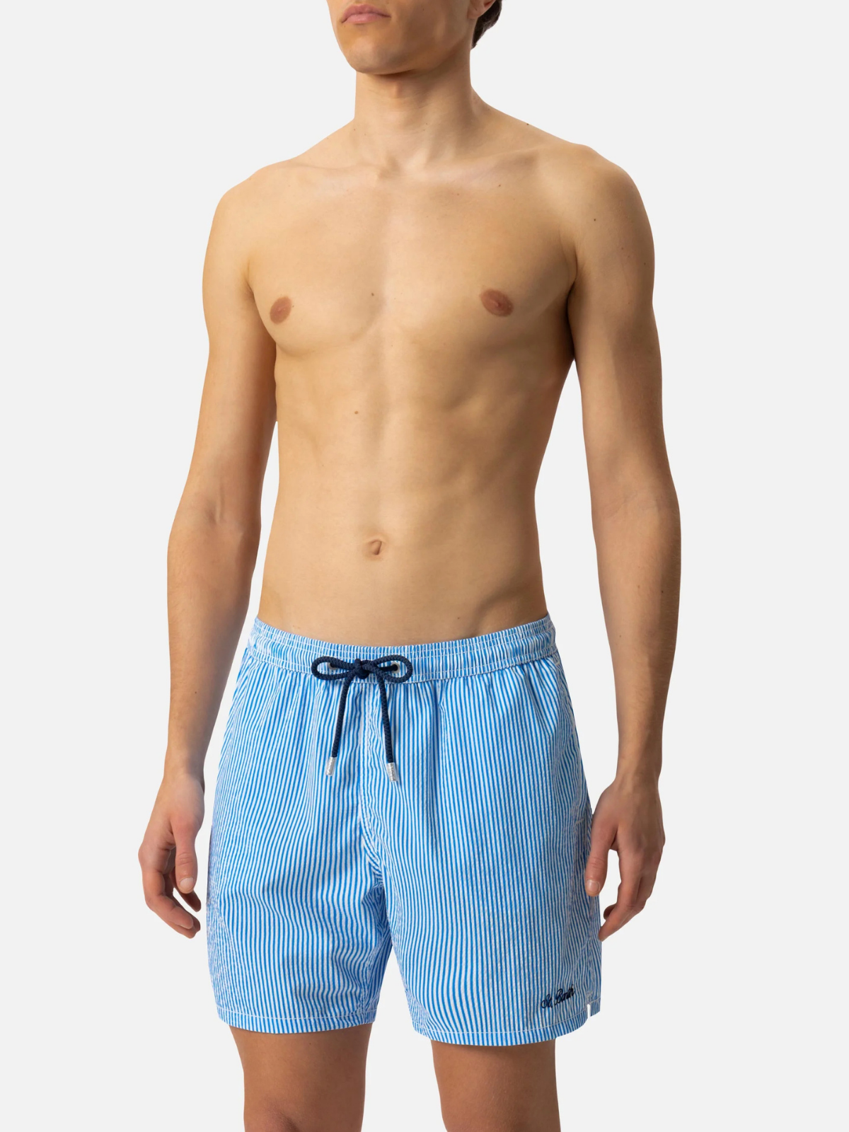 COSTUME MARE PATMOS A RIGHE BLUETTE
